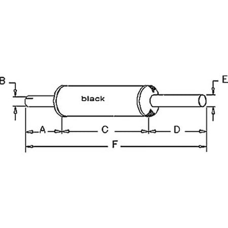 Muffler for International 756 826 706